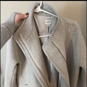 J Crew Grey wool coat